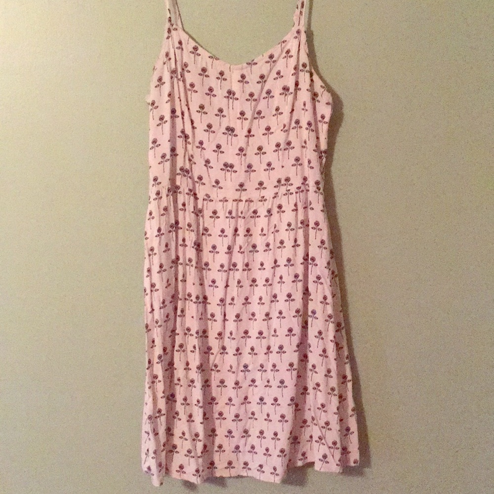 Light Black and White Dress with Rose Designs